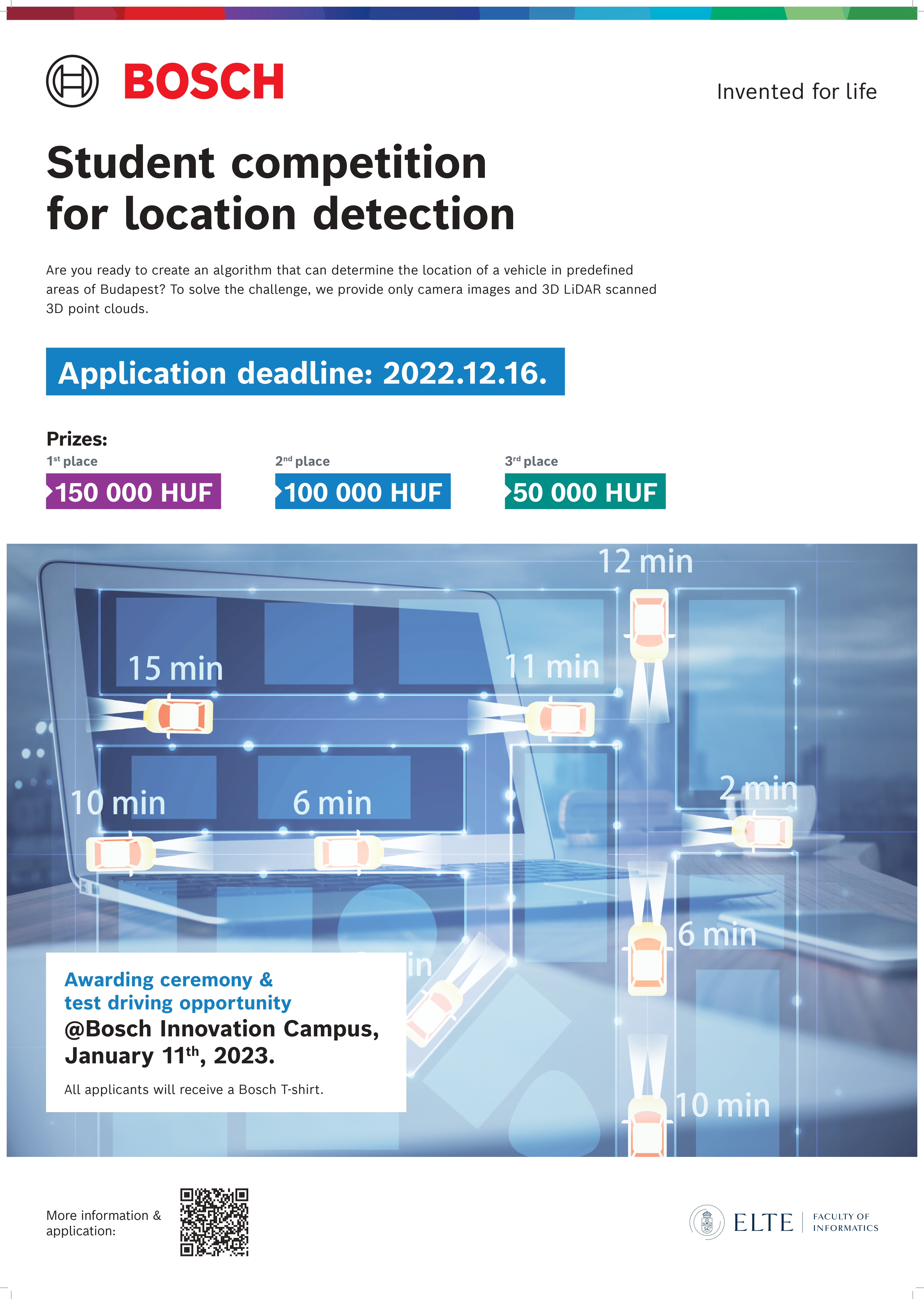 Bosch ELTE student competition for location detection